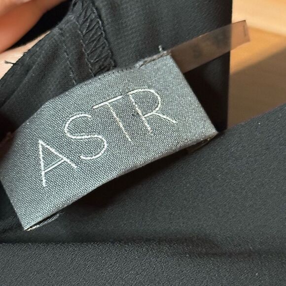 Astr the Label Mini Lace Trim Black Slip Dress Size Small - Picture 8 of 11